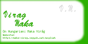 virag maka business card